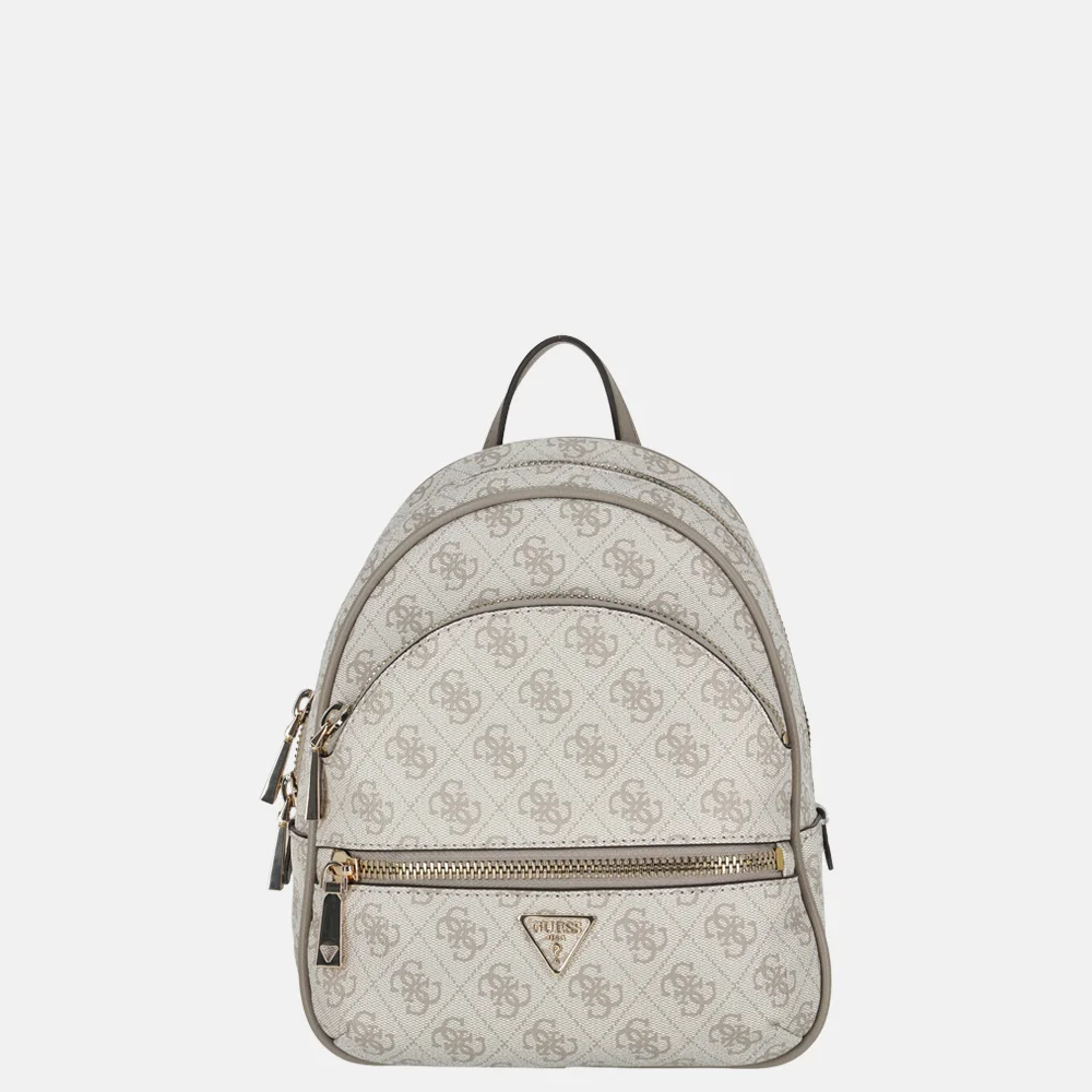 Guess Manhatten II rugzak Dark Taupe Logo